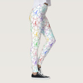 Leggings multicolores de danse highland (Droite)