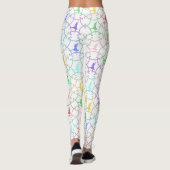 Leggings multicolores de danse highland (Dos)