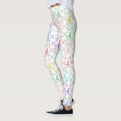 Leggings multicolores de danse highland (Gauche)
