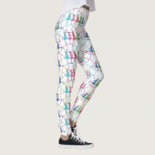 Leggings multicolores de danse highland (Droite)