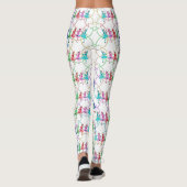 Leggings multicolores de danse highland (Dos)