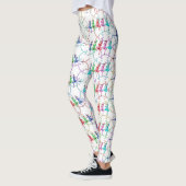 Leggings multicolores de danse highland (Gauche)