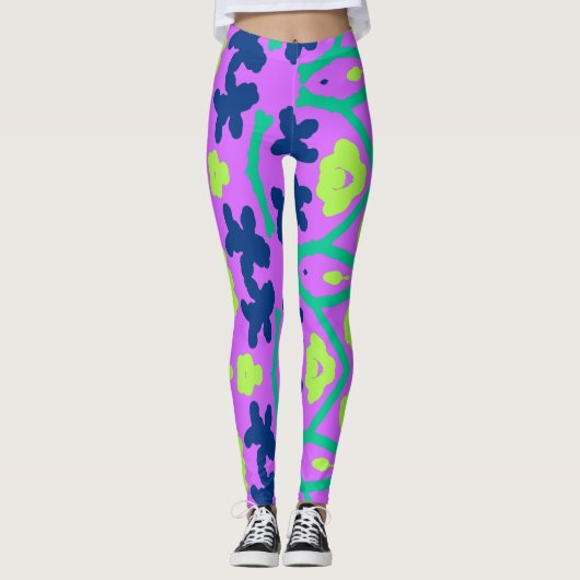 Leggings multicolores dynamiques "Ratti_Creative_A (Devant)