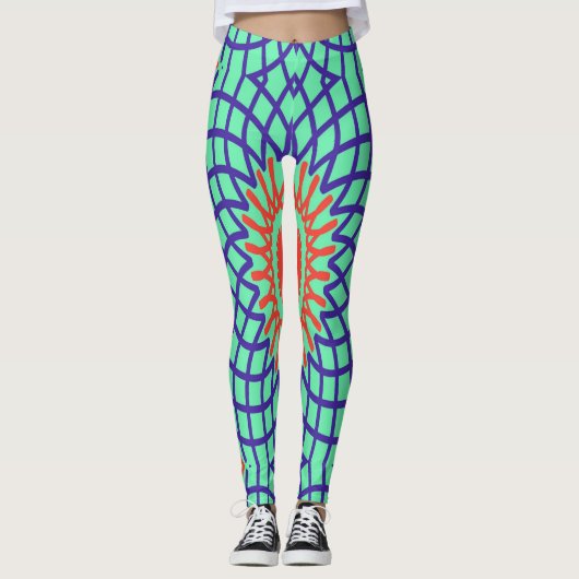 Leggings multicolores dynamiques "Ratti_Creative_A (Devant)
