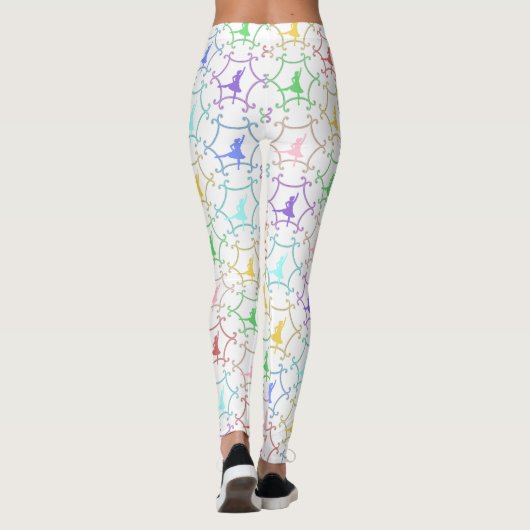 Leggings multicolores Highland Dance (Dos)