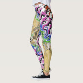 Leggings Multicolores liquides (Gauche)