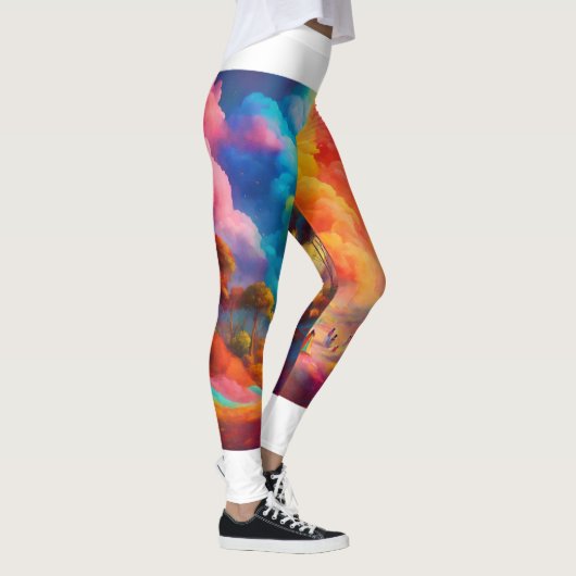 Leggings multicolores vibrants (Droite)