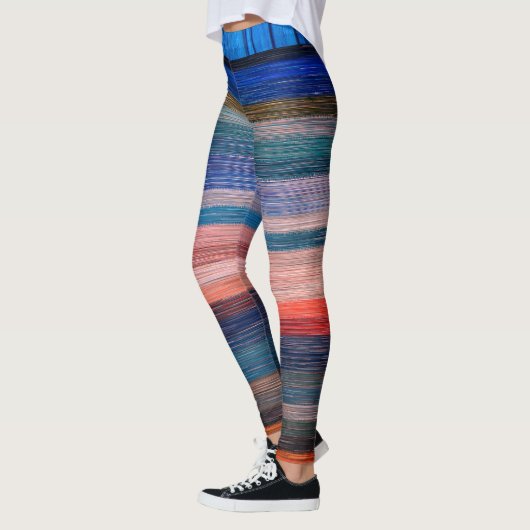 Leggings multicouleurs tendance (Gauche)