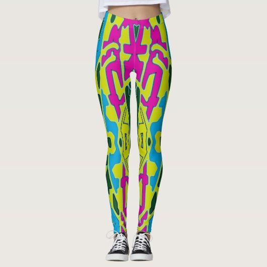 Leggings multilingues sans soudure "Ratti_Creative (Devant)