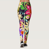 Leggings multiples d'alimentation de fleur (Dos)