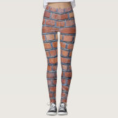 Leggings Mur de briques (Devant)