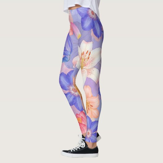 Leggings Mur de fleurs (Gauche)