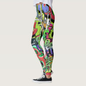 Leggings Mur de graffitis : Hip hop urbain (Gauche)