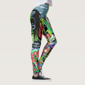 Leggings Mur de graffitis : Hip hop urbain (Droite)
