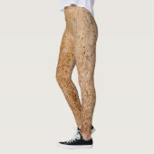 Leggings Mur en fer rouillé, détail de texture. (Gauche)