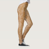 Leggings Mur en fer rouillé, détail de texture. (Droite)