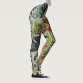 Leggings Mur publicitaire vintage de Hong Kong. (Droite)