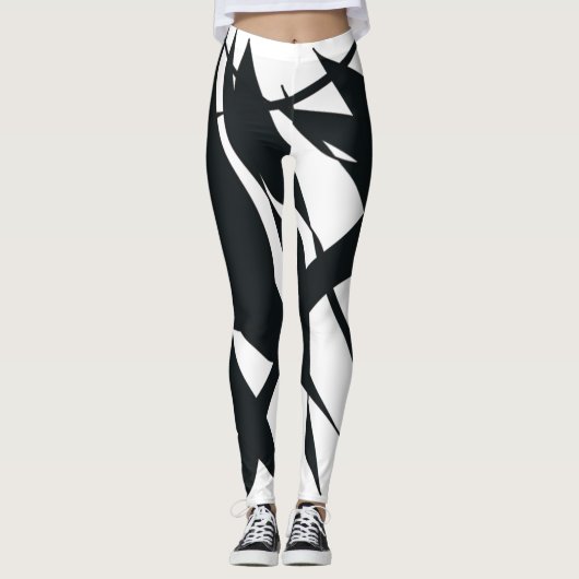LEGGINGS MURAUX SKETCH NOIR (Devant)