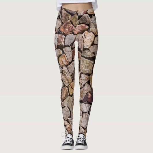 Leggings Murs traditionnels en pierre cassée (Devant)