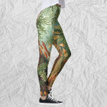 Leggings Muscinae vintage, Plantes de la mousse par Ernst H<br><div class="desc">Amusez-vous en faisant de l'exercice dans ces leggings extensifs et confortables ! Vous pourrez également vous détendre dans un cadre élégant après une longue journée. Pantalon tendre tous les jours. Illustration vintage conception botanique de la nature par Ernst Haeckel. Une variété de mousses colorées, d'herbes et d'autres plantes tropicaux exotiques...</div>