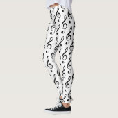 Leggings musicaux Treble Clef (Gauche)