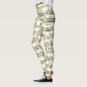 Leggings Musique de feuille (Gauche)