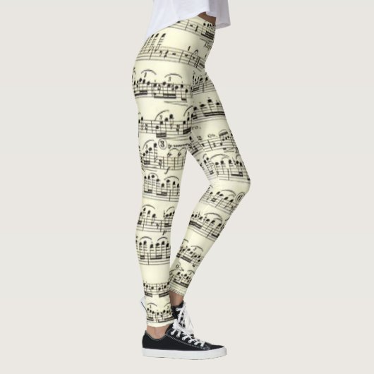 Leggings Musique de feuille (Droite)