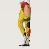 Leggings musique live jaune coloré (Gauche)