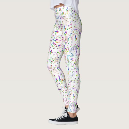 Leggings Musique Notes musicales (Gauche)