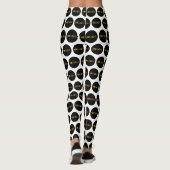 Leggings Musique reggae (Dos)