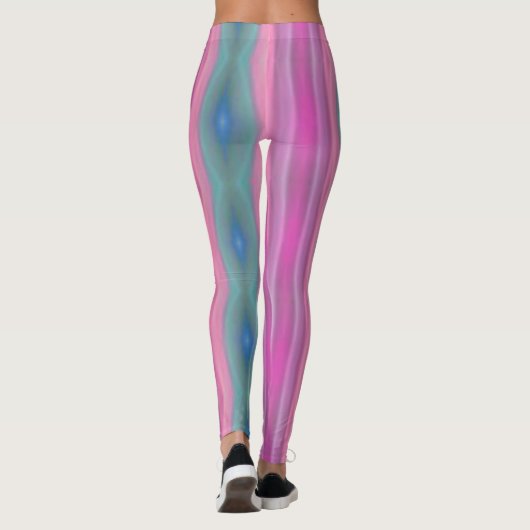 Leggings Musique rose (Dos)