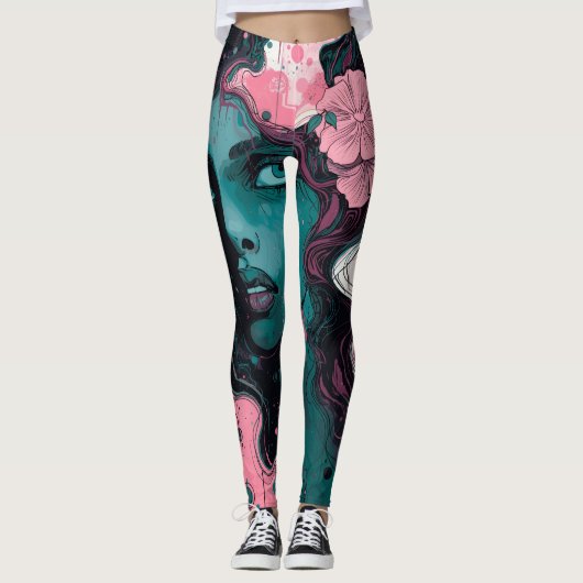 LEGGINGS MUSSA FLORAL (Devant)