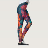 Leggings Muticolore Whimsical Floral Romantique Artsy (Droite)
