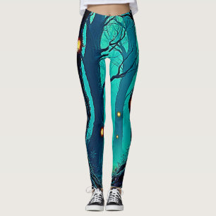 Leggings Mystère de la forêt Imaginaire foncé
