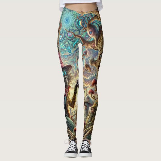 Leggings Mystérieux chapeau Whimsical (Devant)