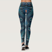 Leggings Mysterious space mandala (Dos)
