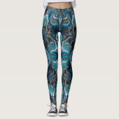 Leggings Mysterious space mandala (Devant)