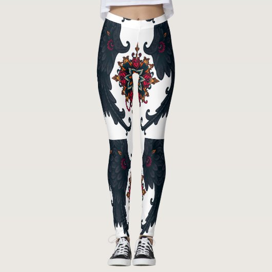 Leggings Mystic Mandala Elephant Art (Devant)