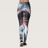 Leggings Mystical Cosmic Celestial Owl (Dos)