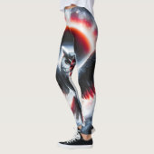 Leggings Mystical Cosmic Celestial Owl (Gauche)