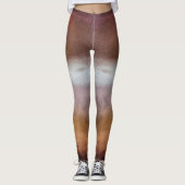 Leggings Mystical Ombre Black Space Galaxy Jupiter Sparkles (Devant)