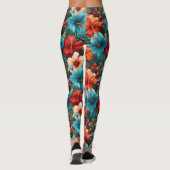 Leggings N° 30 Motif floral (Dos)