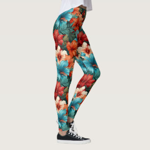 Leggings N° 30 Motif floral