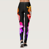 Leggings N aimé a détesté le logo (Dos)