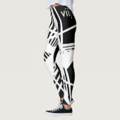 LEGGINGS N-VII [NOIR/WHT] (Gauche)
