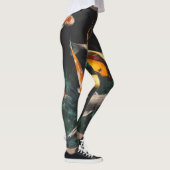 Leggings nager avec le koi (Droite)