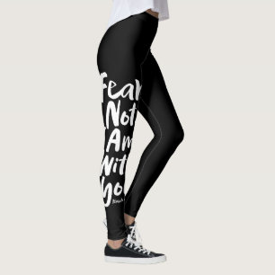 Leggings N'AIEZ PAS PEUR, JE SUIS avec vous Croix chrétienn