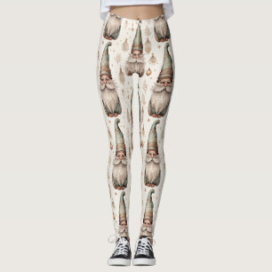 Leggings Nains de jardin fantaisistes et botanique