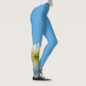 Leggings Namaste Reflétant Lotus Flower Sky Blue Yoga (Droite)