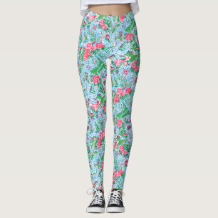 Leggings Nantucket Preppy Palm Beach Imprimer